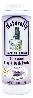 Miller Naturals Baby powder, all natural