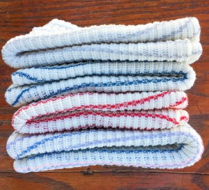 Dishcloths closeup