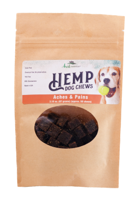 Amish-Harvest-CBD-Hemp-Dog-chews-10mg-aches-and-pains